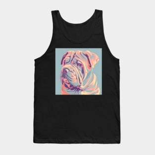 Chinese Shar-Pei in 80's Tank Top